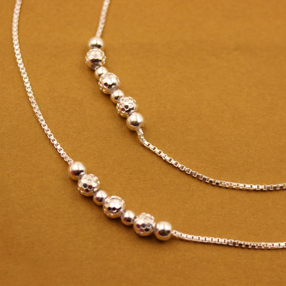 Italian Classy Ball Beads Anklet