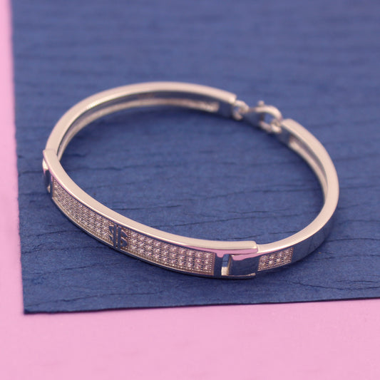 Eclipse Boys Diamond Accent Open Cuff Bracelet