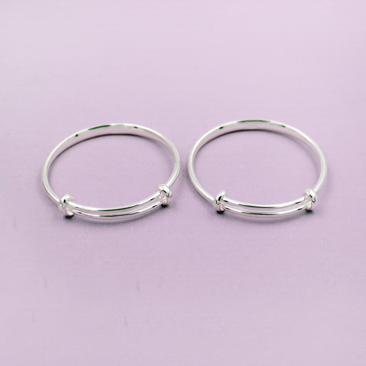 Silver Happy Kada