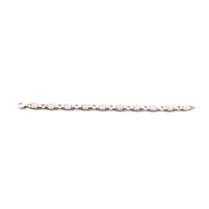 Silver Rope Chain Bracelet