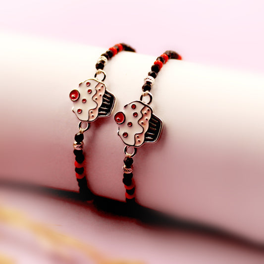 Pink Cherry Cake Bracelet