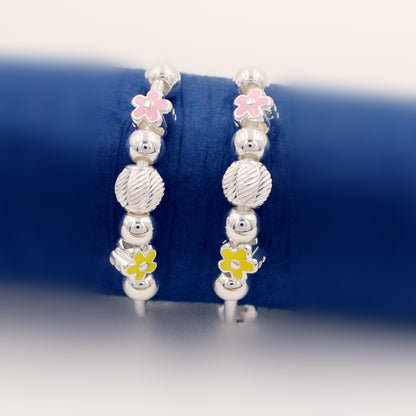 Ball Beads With Flower Kada