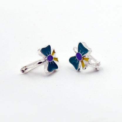 Silver Blue Ribbon Tops