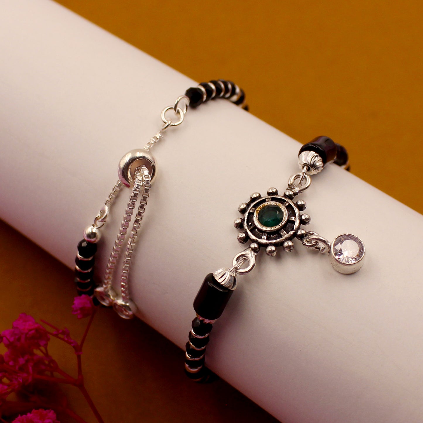 Silver Green Stone Nazaria