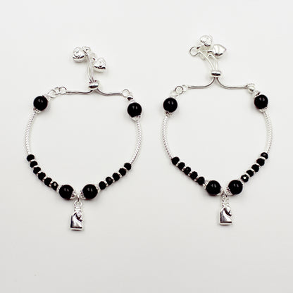 Silver Black Beads Nazaria