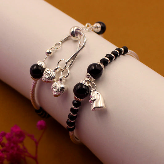 Silver Black Beads Nazaria