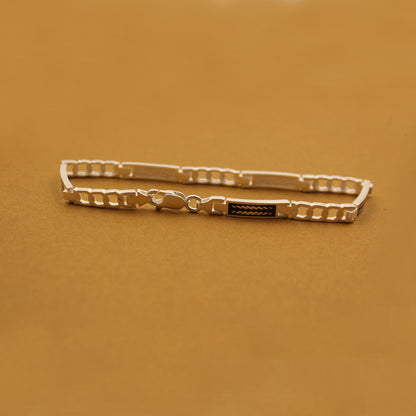 Greek Maze Silver Bracelet