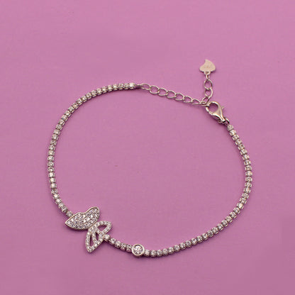 Silver Stunning Butterfly Bracelet