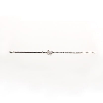 Silver Stunning Butterfly Bracelet