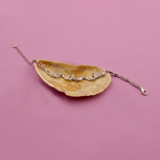 Silver Dolphin Charm Bracelet