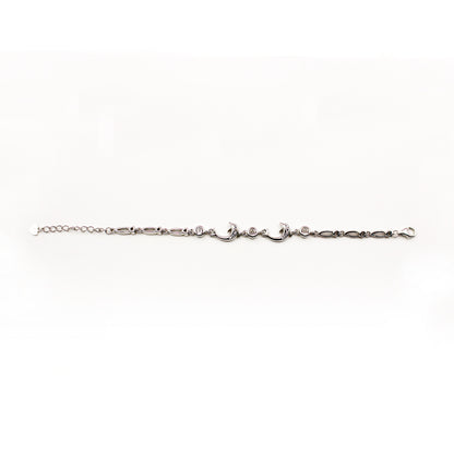 Silver Dolphin Charm Bracelet
