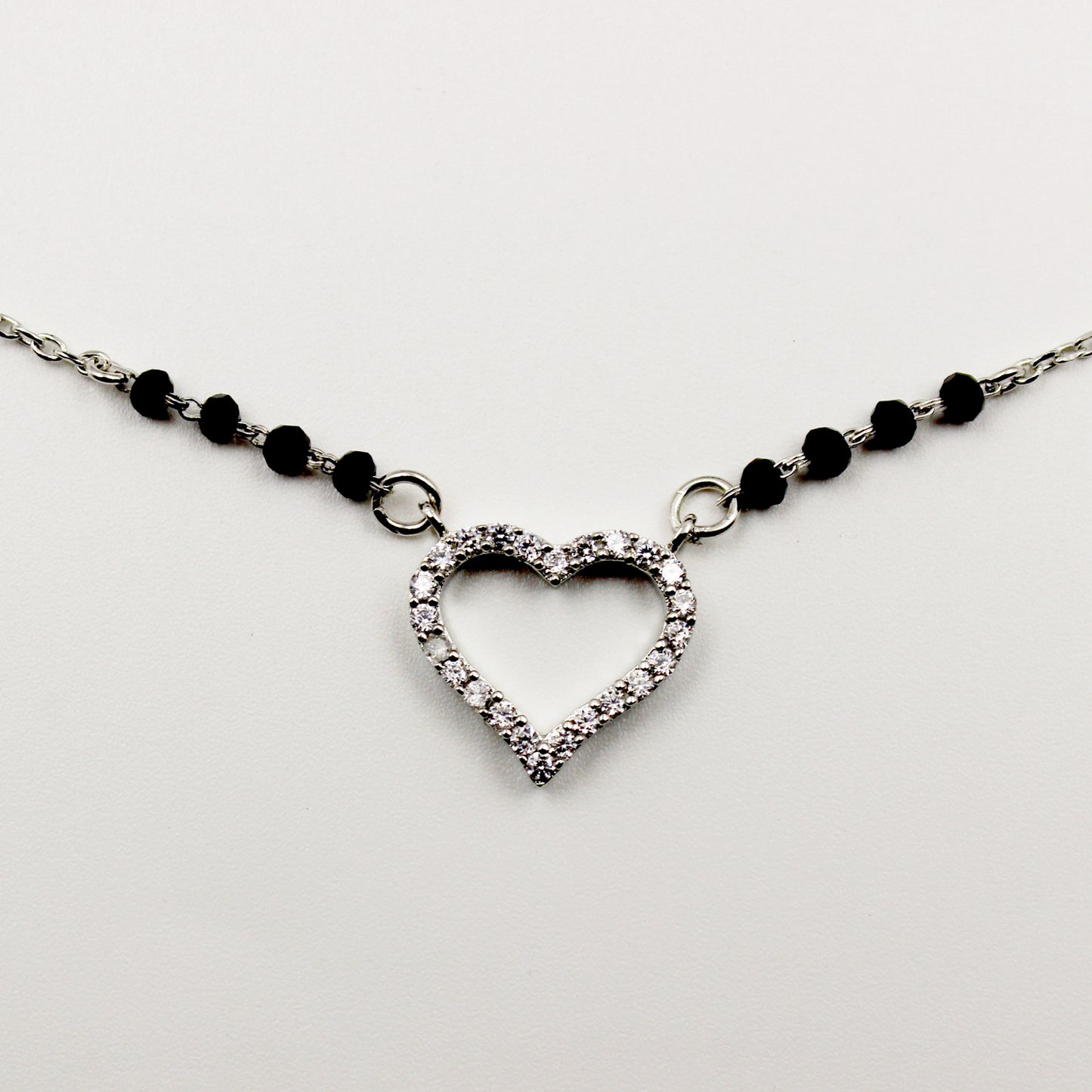 Stone Heart Shape Mangalsutra