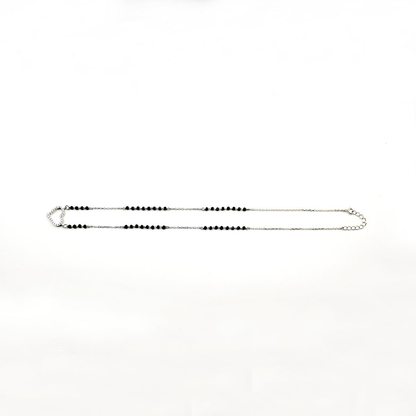 Stone Heart Shape Mangalsutra