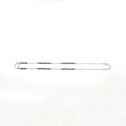 Stone Heart Shape Mangalsutra