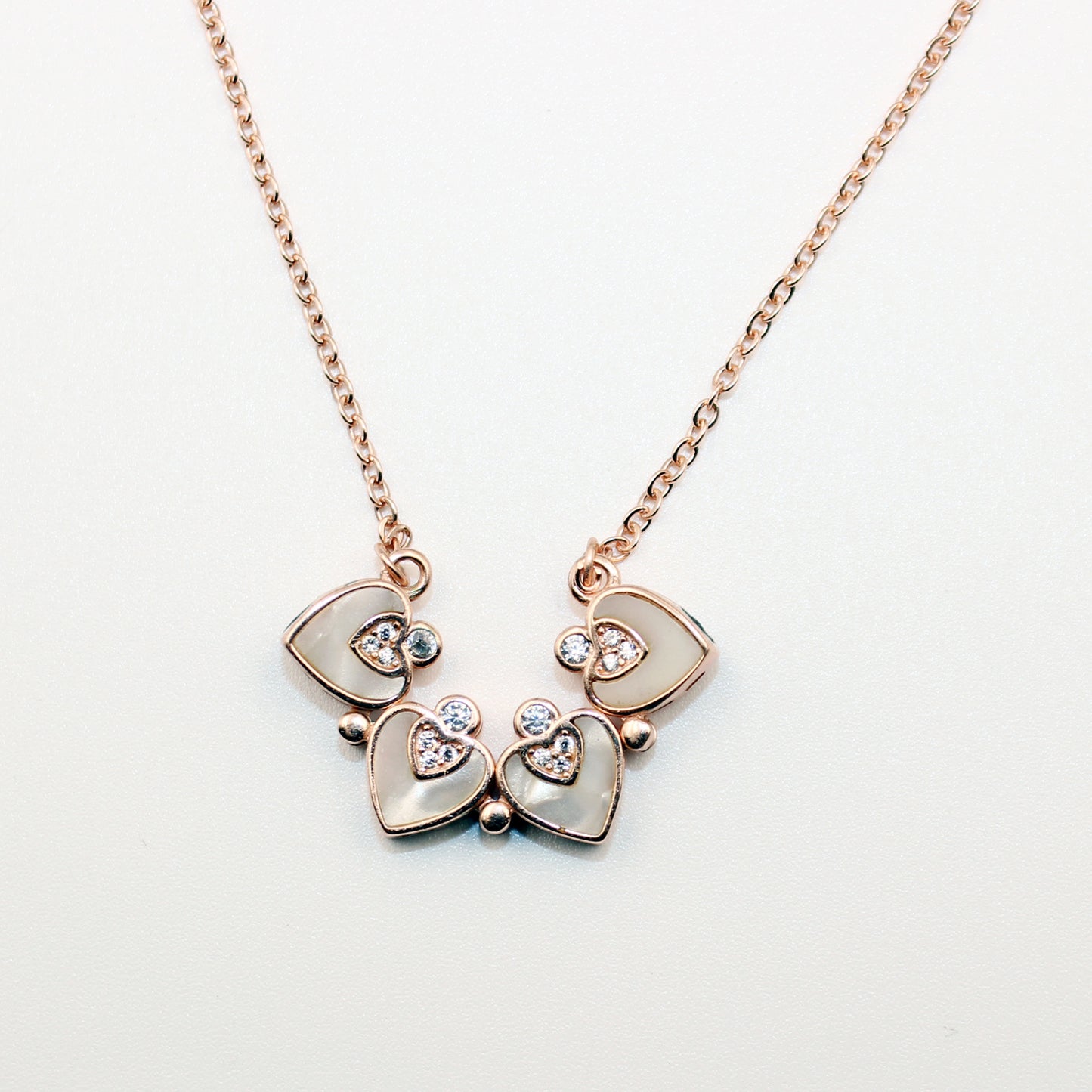 Rose Gold Clover Convertible Necklace