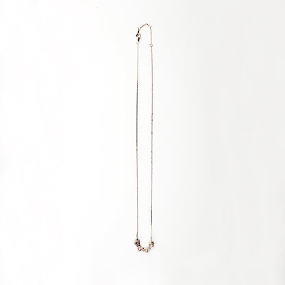 Silver Clover Heart Convertible Necklace