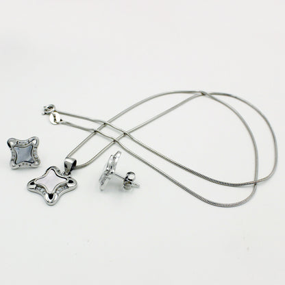Silver Cushion Square Set