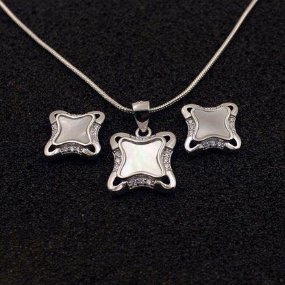 Silver Cushion Square Set