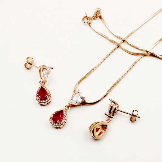 Rose Gold Love For Pears Set