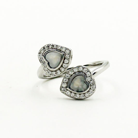 Silver  Heart And Soul Ring