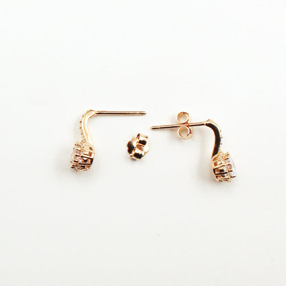Rose Gold Drizzling Drop Earring