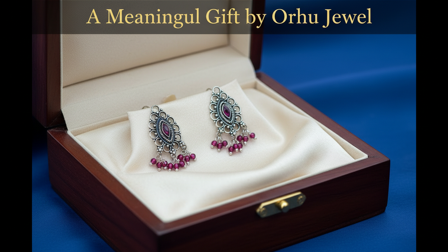 Traditional Antique Ethnic Statement Earrings
